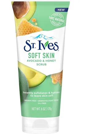 street. Ives Avocado & Honey Exfoliating Facial Cleanser - 6 oz, St. Ives 