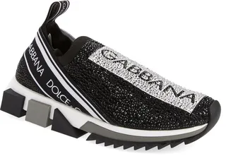 Sorrento Jeweled Logo Sneaker
