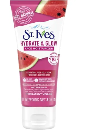 Steve's Juicy Hydrate & Glow Watermelon Face Moisturizing Gel Cream 85g 