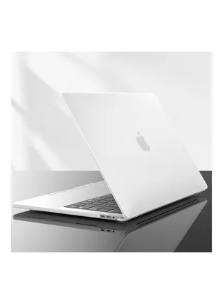 Frosted Matte Case Cover For MacBook Pro White 