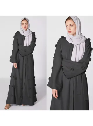 3D floral Muslim long skirt 
