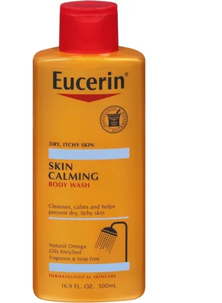 Eucerin Skin Soothing Body Wash - Cleanses and soothes to help prevent dry, itchy skin - 16 fl oz (500 ml) bottle 