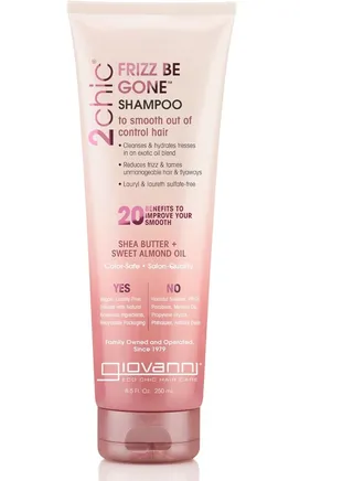 Giovanni Frizz Be Gone 2 Check Shampoo, 8.5 oz 