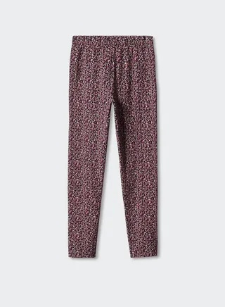 Kids Floral Print Leggings 