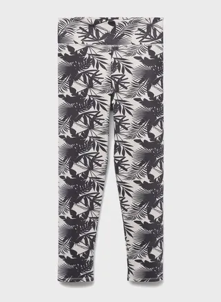 Kids Leaf Print Leggings 