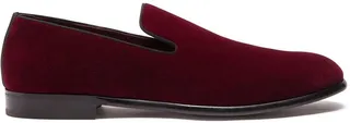 Velvet-Effect Slippers