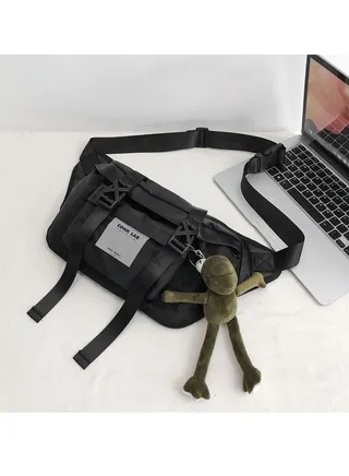 Large-capacity waist bag trendy street all-match sports shoulder bag 