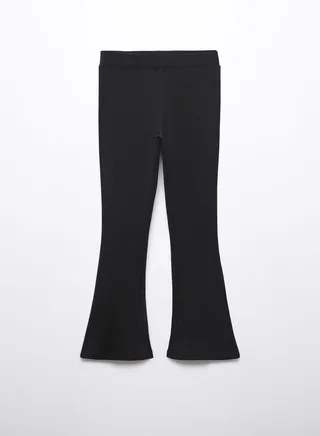Kids Flared Knitted Leggings 