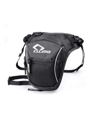 Waterproof Outdoor Sports Motorcycle Leg Bag, Black 1 PC 