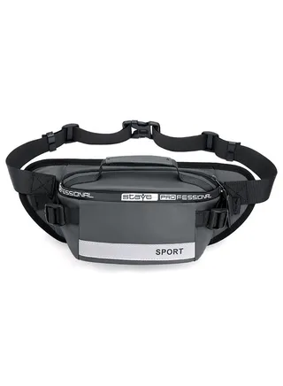 Reflective Nylon Crossbody Bag 