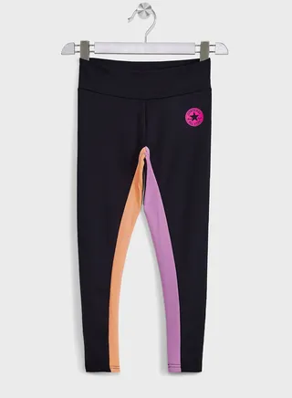 Youth Color Block High Rise Leggings 