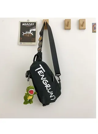 Men's and women's sports students' casual waist bag 