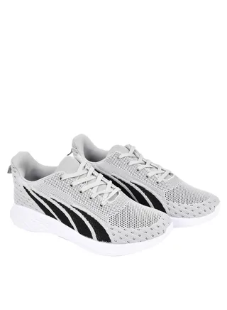 Mens Classic Running Shoes Grey 