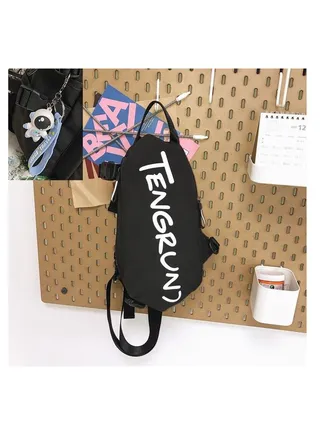 Men's and women's sports students' casual waist bag 