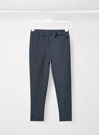 Kids/Teen Bow Detailed Leggings Navy 