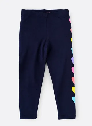 Legging with  design at side seam 
