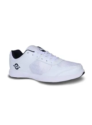 Hawks Running Shoes for Men | 10UK/ 11US / 44EU | Material : Mesh,Faux Leather, Rubber, Polyvinyl Chloride | Lace Up | Flexibility & Durability 