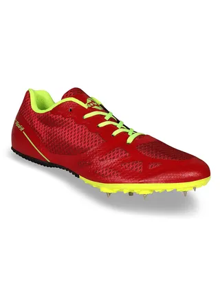 Running Spikes Spirit Track and Field Shoes for Mens |  Size : 10 UK / 11 US / 44 EU | Lace-Up | Material : Ethylene Vinyl Acetate, Rubber 