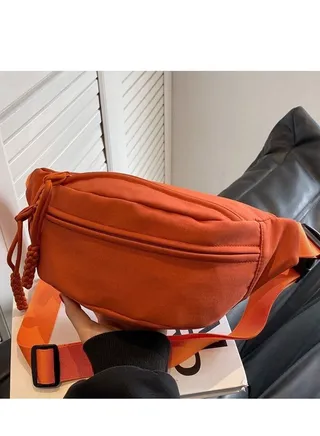New Ladies Canvas Casual Messenger Bag 