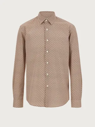 Ferragamo Men Sports shirt Beige