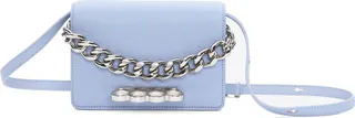 Mini The Four Ring with Chain Leather Crossbody Bag