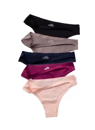 5 Pieces Women Seamless Tanga Pantie 