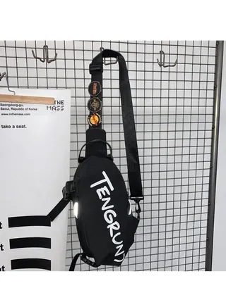 Men's and women's sports students' casual waist bag 