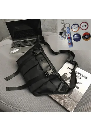 Large-capacity waist bag trendy street all-match sports shoulder bag 