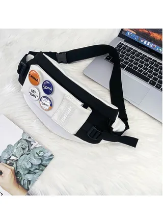 Casual Japanese men's new waist bag 