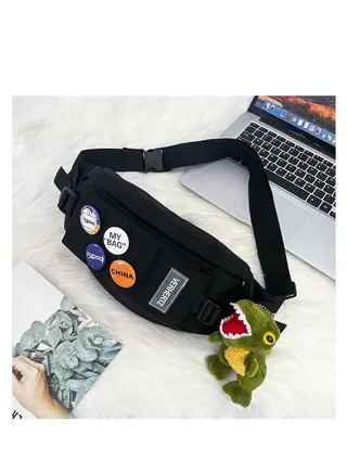 Casual Japanese men's new waist bag 