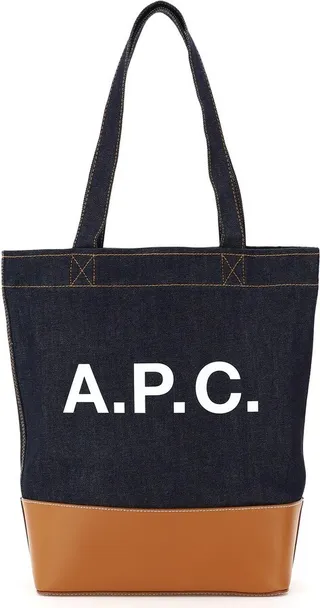 A.p.c. Axel Denim Tote Bag
