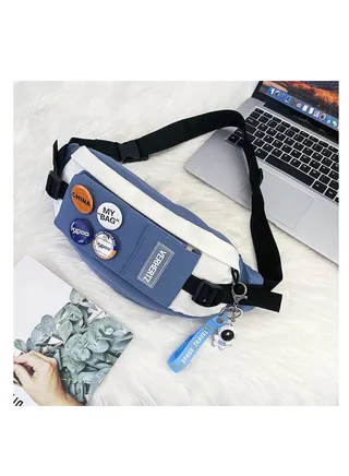 Casual Japanese men's new waist bag 