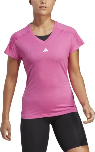 adidas Women's Training Essentials Logo V-Neck T-shirt