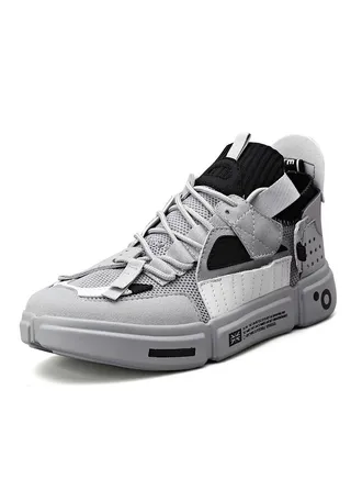 New Men's Breathable Colorblocking Personalized Shoes 