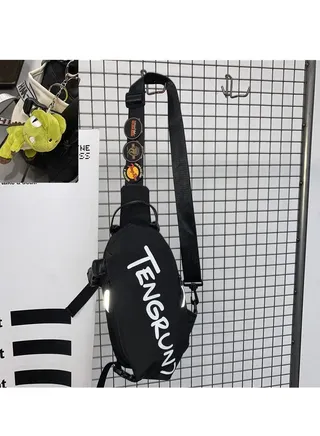 Men's and women's sports students' casual waist bag 