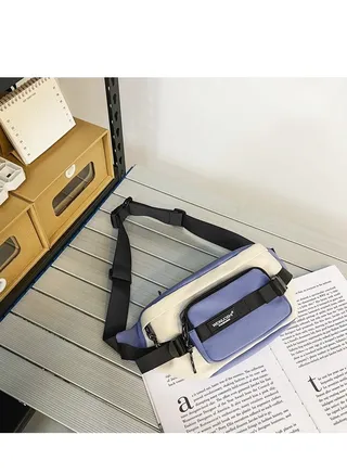 Men's all-match trendy cool utility style belt bag 