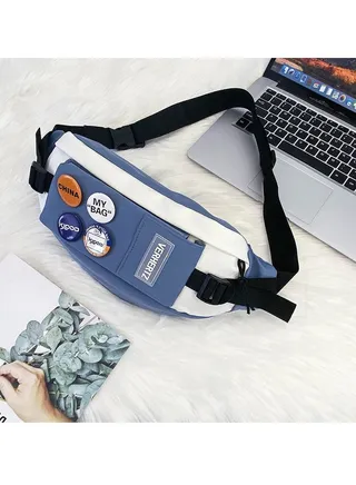 Casual Japanese men's new waist bag 