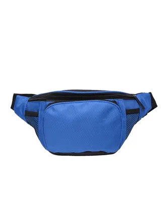 Fitness men's and women's printed storage waist bag 