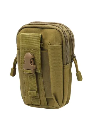 Men's Belt Vertical Camouflage Tactical Waist Bag 