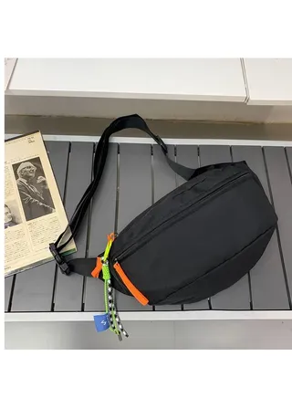 Men's INS Wind Waterproof Japanese Casual Messenger Bag Sports Satchel Bag 