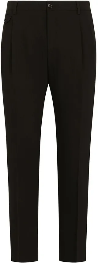 Slim-Fit Tailored Trousers