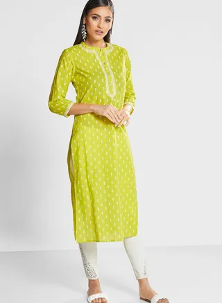 Floral Print Kurti 