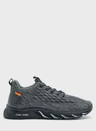 Casual Lace Up High Top Sneakers 