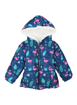 PINK SWANS LONG-SLEEVED WATERPROOF HOODED JACKET 