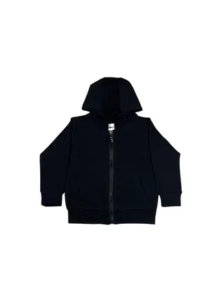 Black Casual baby sports jacket (Zip-up Hoodie) 