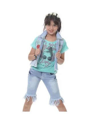 Casual Floral  Regular Vest Green 
