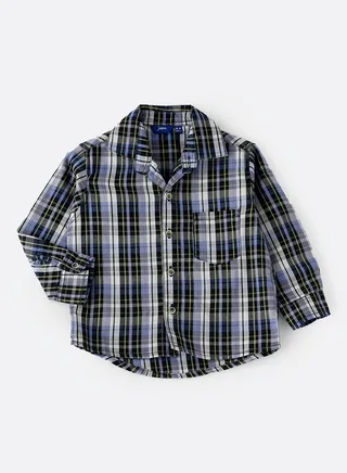 Woven checkered shirt 