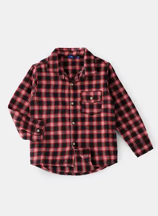 Woven checks shirt 