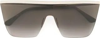Leah shield frame sunglasses