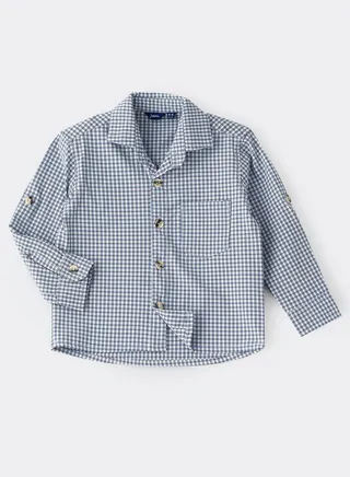 Woven y/d checks shirt 